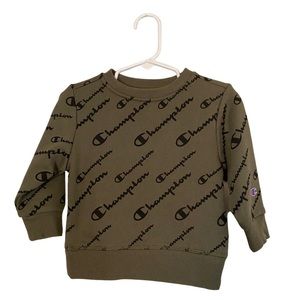 SOLD! Champion logo baby crew neck sweatshirt